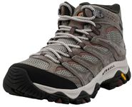 Merrell Women's Moab 3 Mid Wp Hiking Boot, Falcon, 8 M US