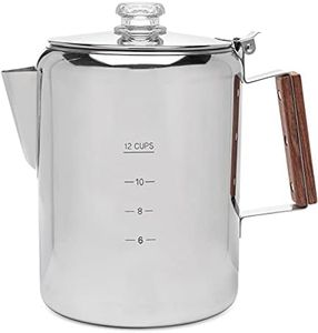 COLETTI Bozeman Camping Coffee Pot — America’s Favorite Percolator [12 cup]