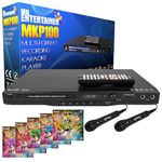 Mr Entertainer MKP100 CDG DVD MP3G Karaoke Machine Player. HDMI/Record/Rip/USB (Wired Microphones + 1000 Songs)