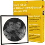 ssmiss Custom String Art Kit 40cm with Photo Frame - 200 Nails String Art Patterns - Easy 3-7 Hours with Video Tutorial - Website Generation or Professional Design - Gift for Beginners, Adults