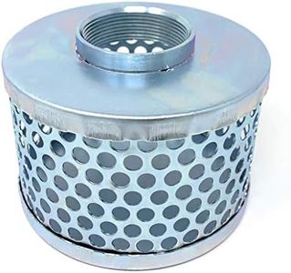 Gloxco 2" Suction Strainer, Round Hole, Zinc Plated Steel (STR-RH200)