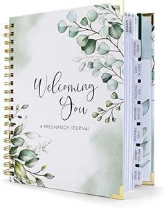 Pregnancy Journal and Memory Book with Stickers and Keepsake Pocket - Lovely Must Have Gift for First Time Moms to Be - The Perfect Planner to Track Your Little Ones Life-Changing Journey