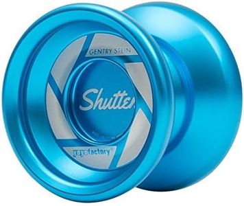 YoyoFactory Shutter Yoyo - Azul (Yo-Yo del Campeón del Mundo, Cuerda e Instrucciones Incluidas)