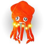 The Glow Company Light Up Flashing Squid Hat (1 Pack)