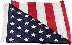 American Flag | American Flags for Outside 6x10 100% Made in USA Flag Embroidered Stars Sewn Stripes US Flag 6x10 Heavy Duty Outdoor, Nylon American Flag Made in USA