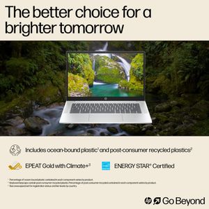 HP Chromebook 14 Laptop – 128GB, Glacier Silver