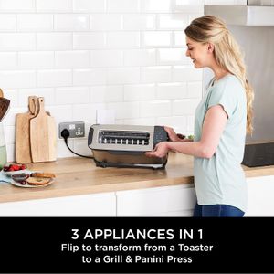 Ninja Foodi 3-in-1 Toaster – Toast, Bagel & Oven Functions