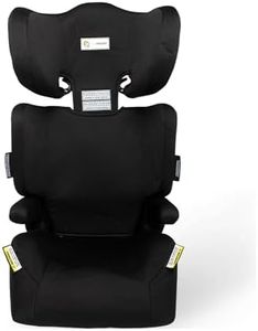 InfaSecure Vario II Booster Seat for 4 to 8 Years Old, Adjustable Fit for Growing Children, Side Impact Protection, Raven Black