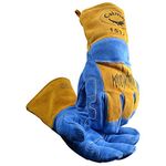 Caiman 1512 Welders and Foundry Gloves Blue L