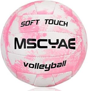 Volleyball Official Size 5,Soft Volleyballs for Kids Youth Adults to Play Games Beginners Training VolleyballI at Backyard Indoor Outdoor and Beach
