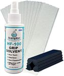 Brampton TECHNOLOGY, LTD. Complete Grip Kit for Golf Club Regripping – Includes 15 Tape Strips, Rubber Vice Clamp, and 4oz Solvent w/Sprayer