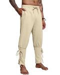 YAOBAOLE Men Harem Pants Mens Yoga Pants Loose Mens Pants Stretch Khaki XL