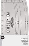 Dritz Ezy-Hem Gauge-5 x 9, Nickel with Black Printing, 1 Pack