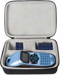 Khanka Hard Case For Dymo LetraTag LT-100H / LT-100H+ Plus/LetraTag XR Label Maker ABC Keyboard and Replacement LetraTag Paper Label Tape (Case only)