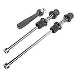 Quick Release Lever Wheel Locking Skewers Road Bike Skewers Wheels Locking Security Quick Release Skewers(Black)