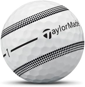 TaylorMade TP5x Stripe Golf Balls – High Visibility, 12-Pack