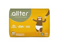 .allter Organic Bamboo Diapers Large Size (7-12Kg) | Rash Free, Super Dry, Quick Absorb, Taped Style, Ultra Soft Diapers For Kids | Explorer | 24 Count (Pack Of 1)