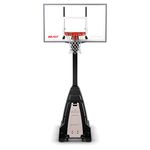 Spalding The Beast 60" Glass Portable Basketball System White
