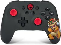 PowerA Wireless Nintendo Switch Controller - King Bowser, AA Battery Powered (Battery Included), Nintendo Switch Pro Controller, Mappable Gaming Buttons, Officially Licensed by Nintendo