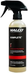 Malco Complete Wheel & Tire Cleaner – Fast Acting, Non-Acid Formula/Removes Dust, Grease, Oil, and Dirt from Entire Wheel / 16 oz. (122916)