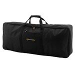 World Rhythm Keyboard Bag with Carrying Strap - 88 Key Keyboard/Digital Piano Padded Bag - 1460 x 388 x 175mm