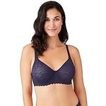 Wacoal Women's Soft Sense Lace Underwire Bra, Eclipse, 36DDD