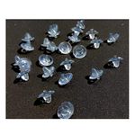 Johnson Tools 200 Pieces of Clear Bluish Silicone Bullet Back Stoppers/push buttons/Findings Stud Earring Plugs for Gold and Silver Earrings