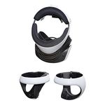 HIDEit Mounts Wall Mount Bundle for PSVR 2 - VR Wall Mount for PlayStation VR 2 and PSVR2 Sense Controllers - American Company - Not Compatible with Other VR Headsets