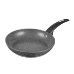 Tower Cerastone T81232 Forged Frying Pan with Non-Stick Coating and Soft Touch Handles, 24 cm, Graphite