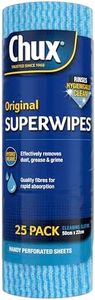 Chux Original Superwipes Handy Roll, Superfast Drying and Ideal for Everyday Use, 25 Count