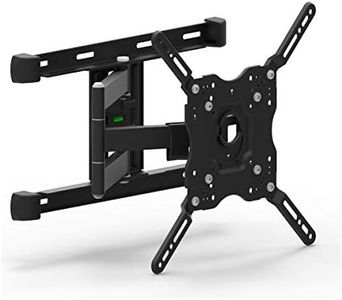 Furrion Universal-Outdoor Full Motion TV Wall Mount Bracket for LED, LCD, OLED Flat Screens with VESA Up to 400x400, Tilt, Weatherproof, Max Load 132 LBS, Built-in Leveler (Black) - F2AA001ABBK