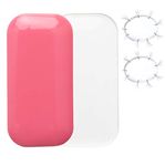 3-PCS Silicone Eye Lashes Pallet, Reuseable False Eyelash Extension Pads Mat Holder