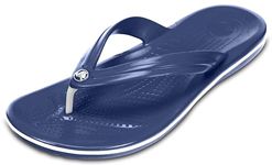 Crocs Unisex Crocband Flip Flops, Blue, 4 UK Men/ 5 UK Women