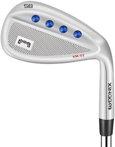 Forged Golf Wedge Set for Men or Individual 48/50/52/54/56/58/60 Degree Gap Wedge Sand Wedge for Men Right Hand,Milled Face for More Spin (Steel, Silver, 58 Degrees, Stiff, Right)