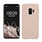 kwmobile Case Compatible with Samsung Galaxy S9 Case - Soft Slim Protective TPU Silicone Cover - Coconut Swirl