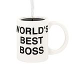 Hallmark The Office World's Best Boss Coffee Mug Christmas Ornament, 135 (0002HCM9116)