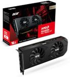 Acer Nitro AMD Radeon RX7600 XT Overclocking Graphics Card | 16GB GDDR6 128-bit 18 Gbps | Dual Nitro FrostBlade Ringed Fans | TPD 215W | 1 x HDMI 2.1 & 3 x DisplayPort 2.1