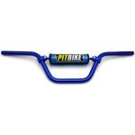 Motorcycle Handlebar 7/8" 22mm Motocross Moto Bar with Foam Pad For CRF YZF KXF KLX RMZ DRZ Dirt Pit Bike Use T6-6061 Aluminum (Blue)