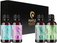 Essential Oil Set for Skin and Hair - Extra Large 100% Pure Essential Oils for Skin Hair and Nails with Premium Lavender Peppermint Tea Tree and Rosemary - Multi Use Topical Essential Oil Kit - 4 Pack