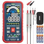 AstroAI Digital Multimeter 10000 Counts Voltmeter Smart Tester Fast Accurately Measures Voltage Current Amp Resistance Continuity Duty-Cycle Capacitance Temperature Auto-Ranging Color LCD Screen TRMS