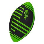 NERF Weather Blitz Foam Football for All-Weather Play -- Easy-to-Hold Grips – Great for Indoor and Outdoor Games -- Green