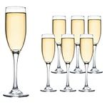UMEIED 6 Oz Classic Champagne Flute
