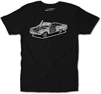 theCHIVE Men's Tommy Boy Car Tee - Chris Farley David Spade T-Shirt Black