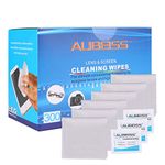 Pre-Moistened Lens Wipes ALIBEISS Screen Wipes for Glasses, Camera, Tablets, Smartphone, Screens and Other Delicate Surfaces,Pack of 300