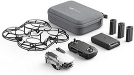 DJI White Mavic Mini Fly More Combo with 3 Batteries, 2.7K Camera, 3-Axis Gimbal, GPS, 30-min Flight Time, YouTube and TikTok Vlogs