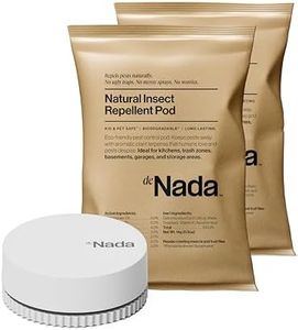 deNada Insect Pod, Plant-Based Insect Repellent, Natural Essential Oil Pest Control Pods, Repellent for Ants, Roaches, Spiders, 2 Pack
