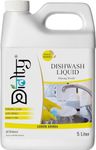 Diolty Dishwash Liquid Gel Lemon Can Jar, with Lemon Fragrance, Grease Cleaner For All Utensils, Dishwashing Liquid 5 Liter (Lemon)