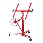 11FT Heavy Duty Drywall Lift Lifter Plaster Board Panel Hoist Jack Tool 68kg Lifting Capacity