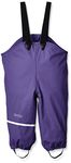 CareTec Girls Overall - Pu W. Fleece Rain Trousers, Purple (633), 18-24 Months UK