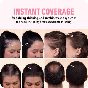 BOLDIFY Hairline Powder Black – Root Touch Up for Thinning Hair